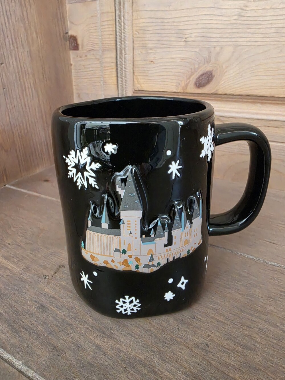 Rae Dunn x Harry Potter I’d Rather Stay At Hogwarts Christmas Mug
